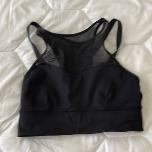 lululemon - lululemon ルルレモン Mesh High-Neck Bra Lululemon Ribbed-Mesh High-Neck Bra *Medium Support, B/C Cup